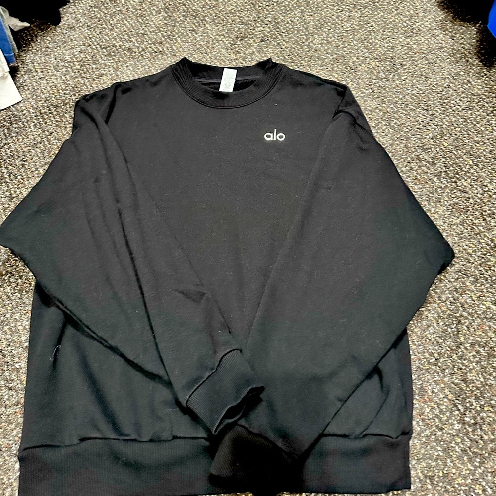 ALO Black Crewneck Accolade